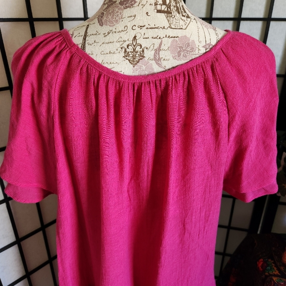 FINAL PRICE Counterparts Sleeveless Pink Top Size 2X - Picture 7 of 10